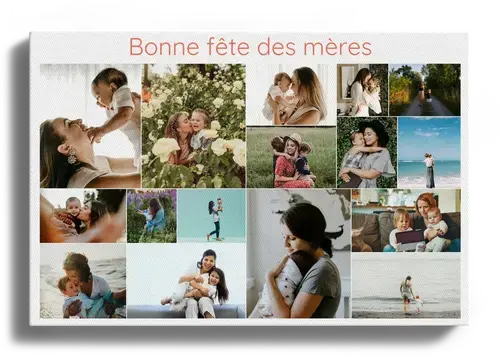 Collages Photos Mères-Enfants avec Textes