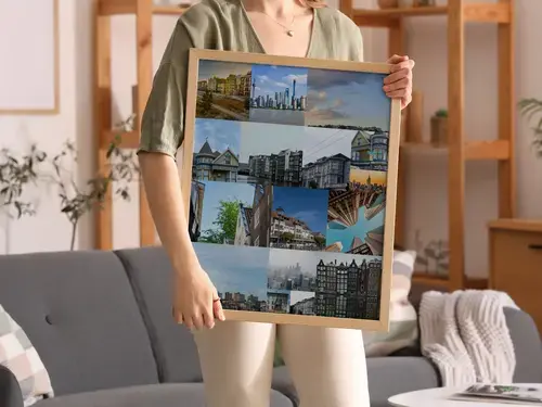 Travel Photo Collage Wall Art: Cities & Landmarks