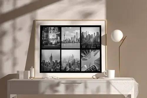 Travel Photo Collage Wall Art: Cities & Landmarks