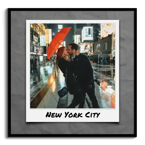 Collage photo voyage urbain stylée