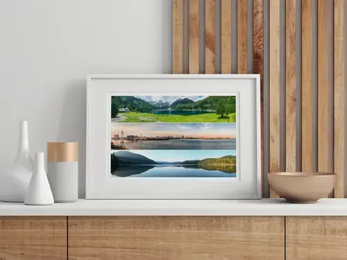 Collage photo voyage urbain stylée