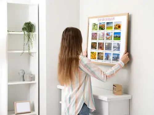 Polaroid Nature Collage - Seasonal Memories