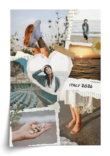 Vacation Scrapbook Photo Collage