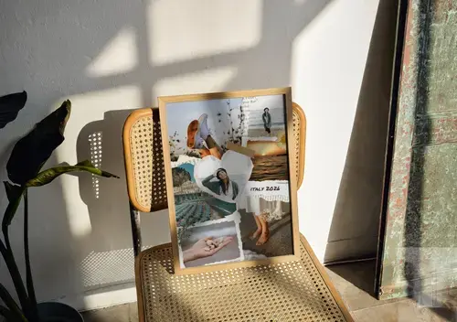 Vacation Scrapbook Photo Collage