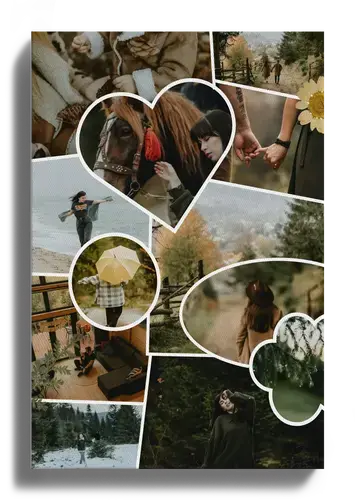 Clean Travel Scrapbook Photo Collage