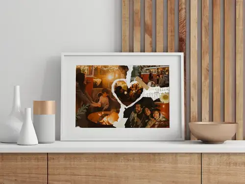 Vacation Scrapbook Photo Collage