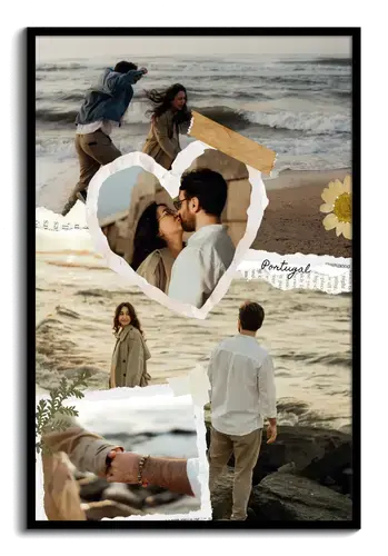 Vacation Scrapbook Photo Collage