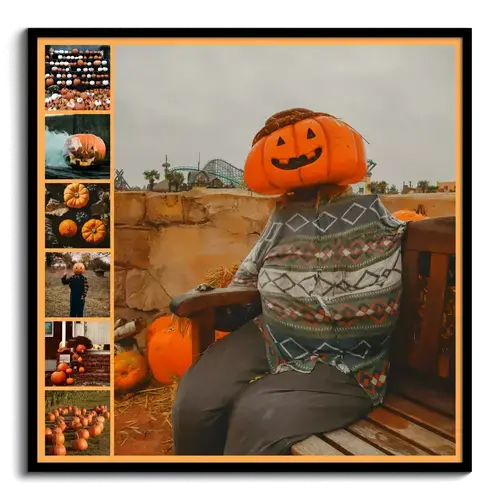 Collages Halloween: Famille, Enfants et Décoration