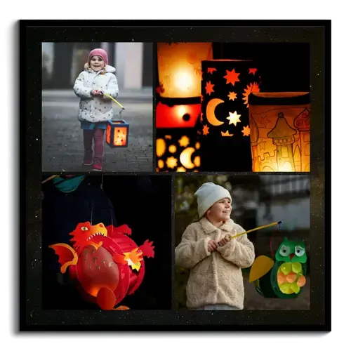 Fall Lantern Parade Photo Collages