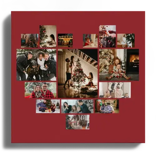 Family Christmas Photo Collage