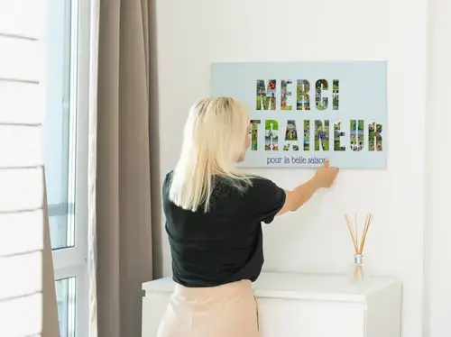 Collage Photo Personnalisée Merci Coach