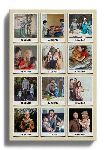 Create Your Own Travel Diary Photo Collage with Polaroids