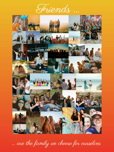 Create Your Own Friend Photo Collage: Personalize Your Memories