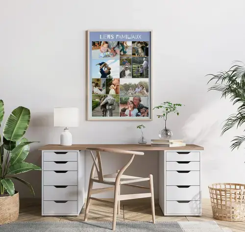 Collage Sauvage "Familienbande" - Taille Adaptable