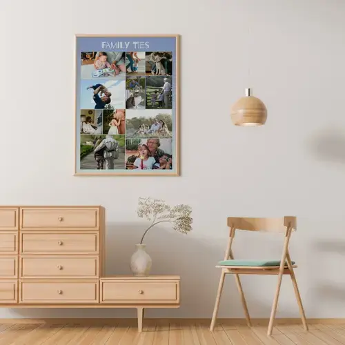 Family Ties Wild Photo Collage