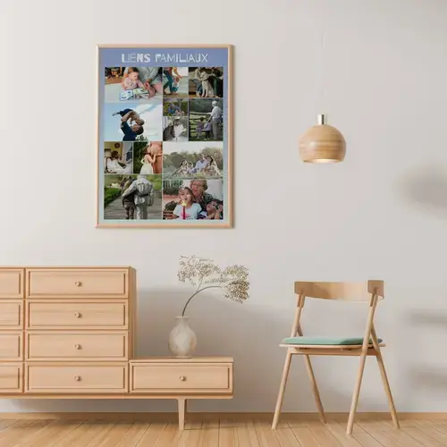 Collage Sauvage "Familienbande" - Taille Adaptable