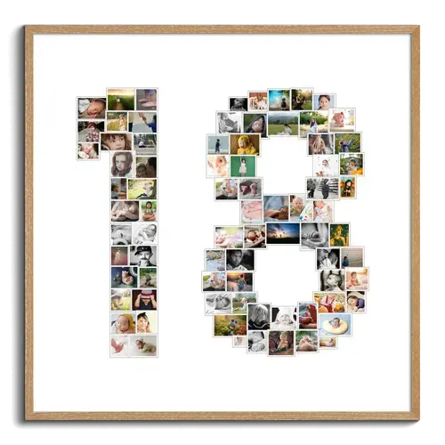 Create Your 18th Birthday Photo Collage – Perfect Gift for Milestone Celebration