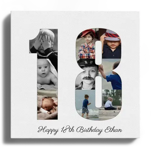 Create Your 18th Birthday Photo Collage – Perfect Gift for Milestone Celebration