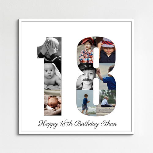 Create Your 18th Birthday Photo Collage – Perfect Gift for Milestone Celebration