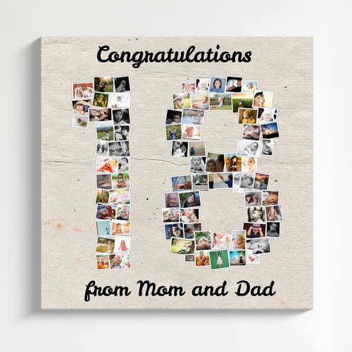 Create Your 18th Birthday Photo Collage – Perfect Gift for Milestone Celebration