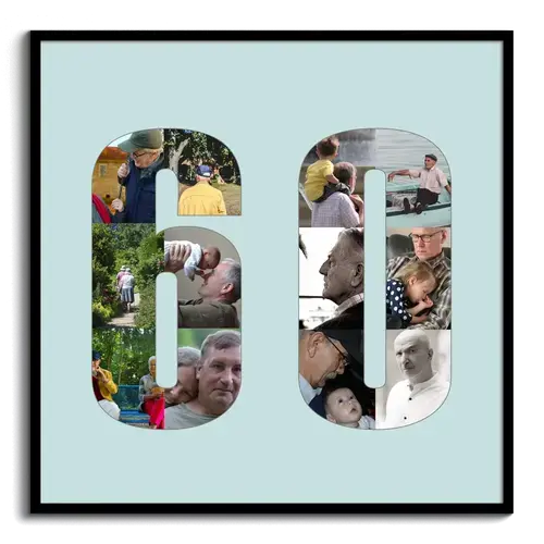 Create a Stunning 60th Birthday Photo Collage Gift