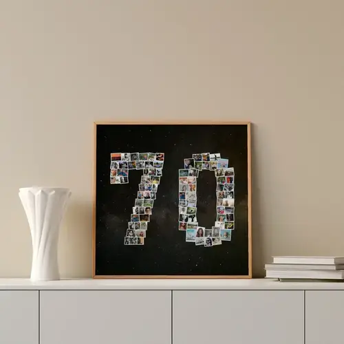 Photo Collage Number 70 Customizable