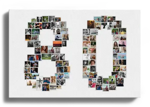 Create a Stunning 80th Birthday Photo Collage with Your Memories Create a Stunning 80th Birthday Photo Collage with Your Memories