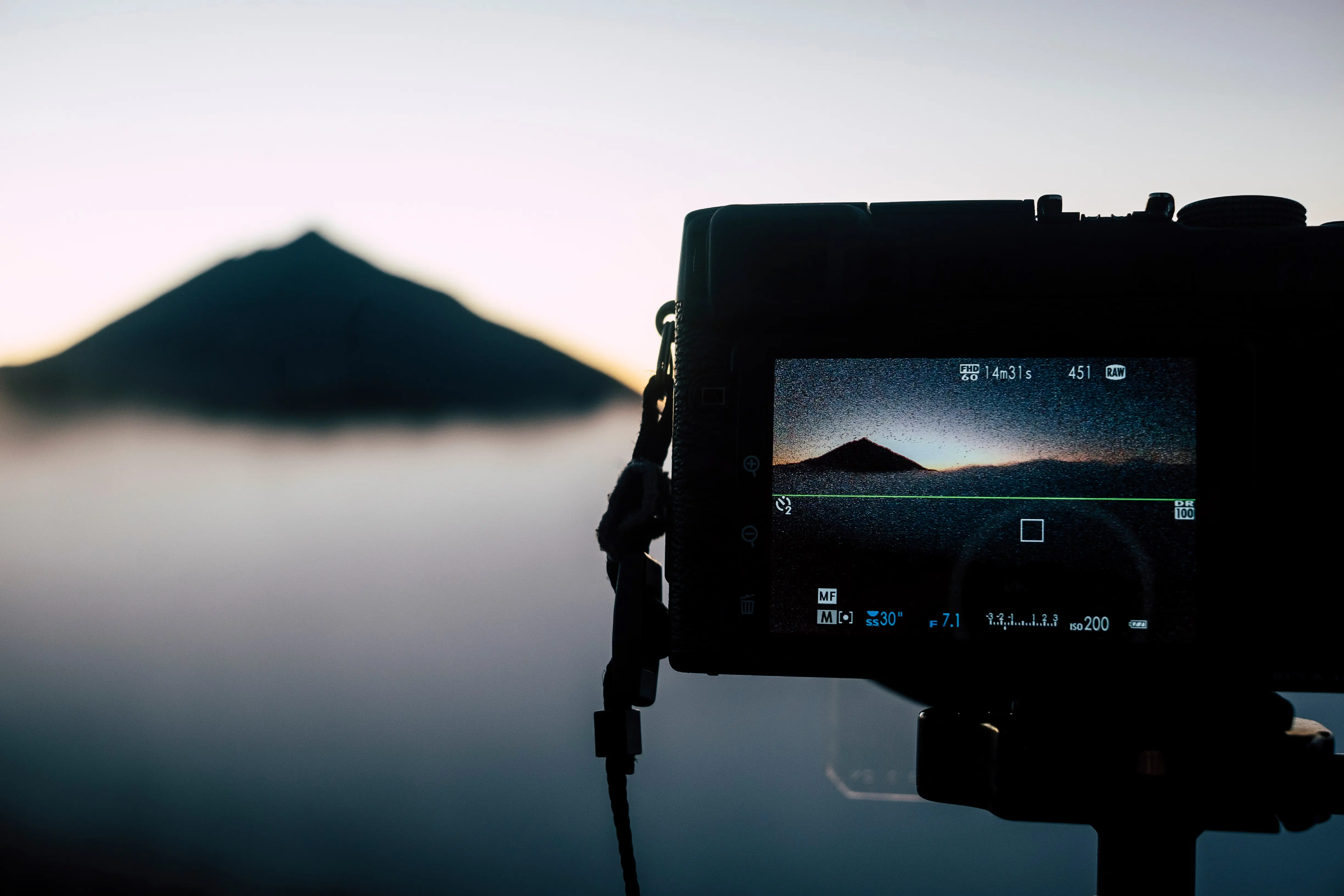 Landschaftsaufnahme, Kamera mit Exif-Daten